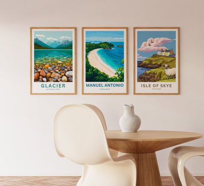 Manuel Antonio Travel Poster - Nature’s Coastal Wonder of Costa Rica