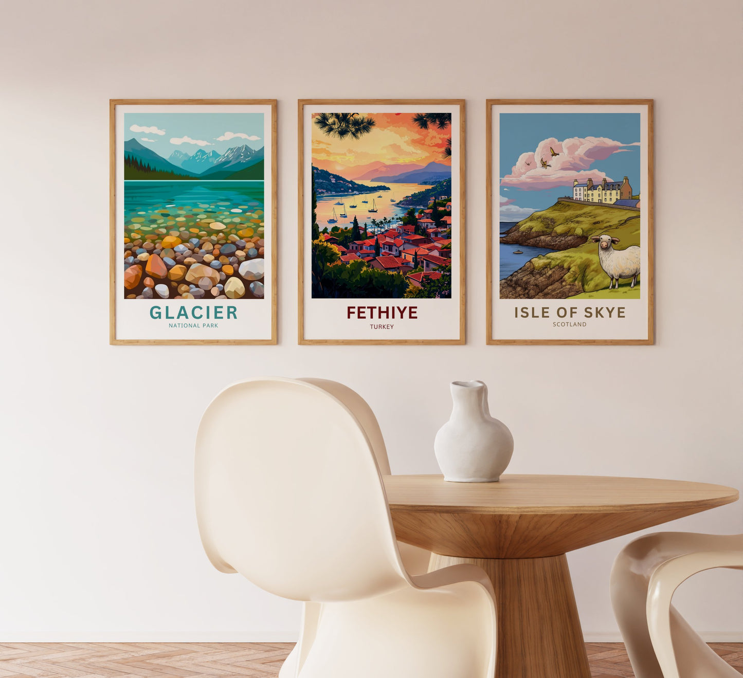 Fethiye Travel Poster - Captivating Harbor View in Turkey