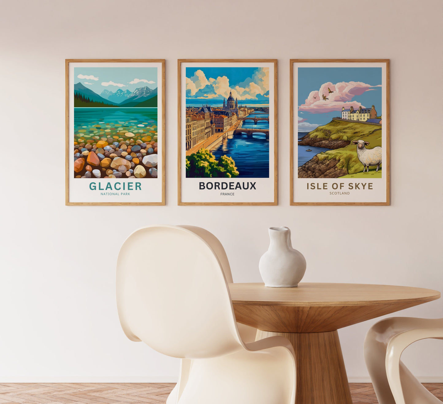 Bordeaux Travel Poster - France