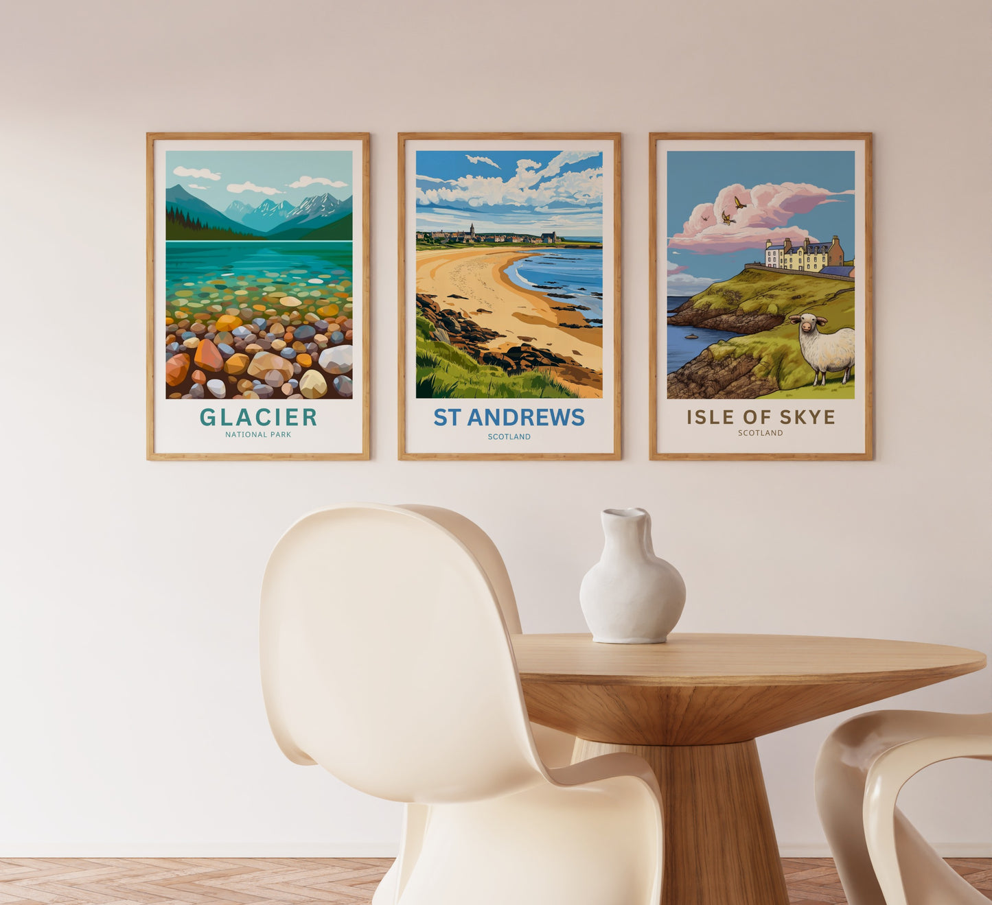 St. Andrews Travel Poster - Jewel of the Fife Coast