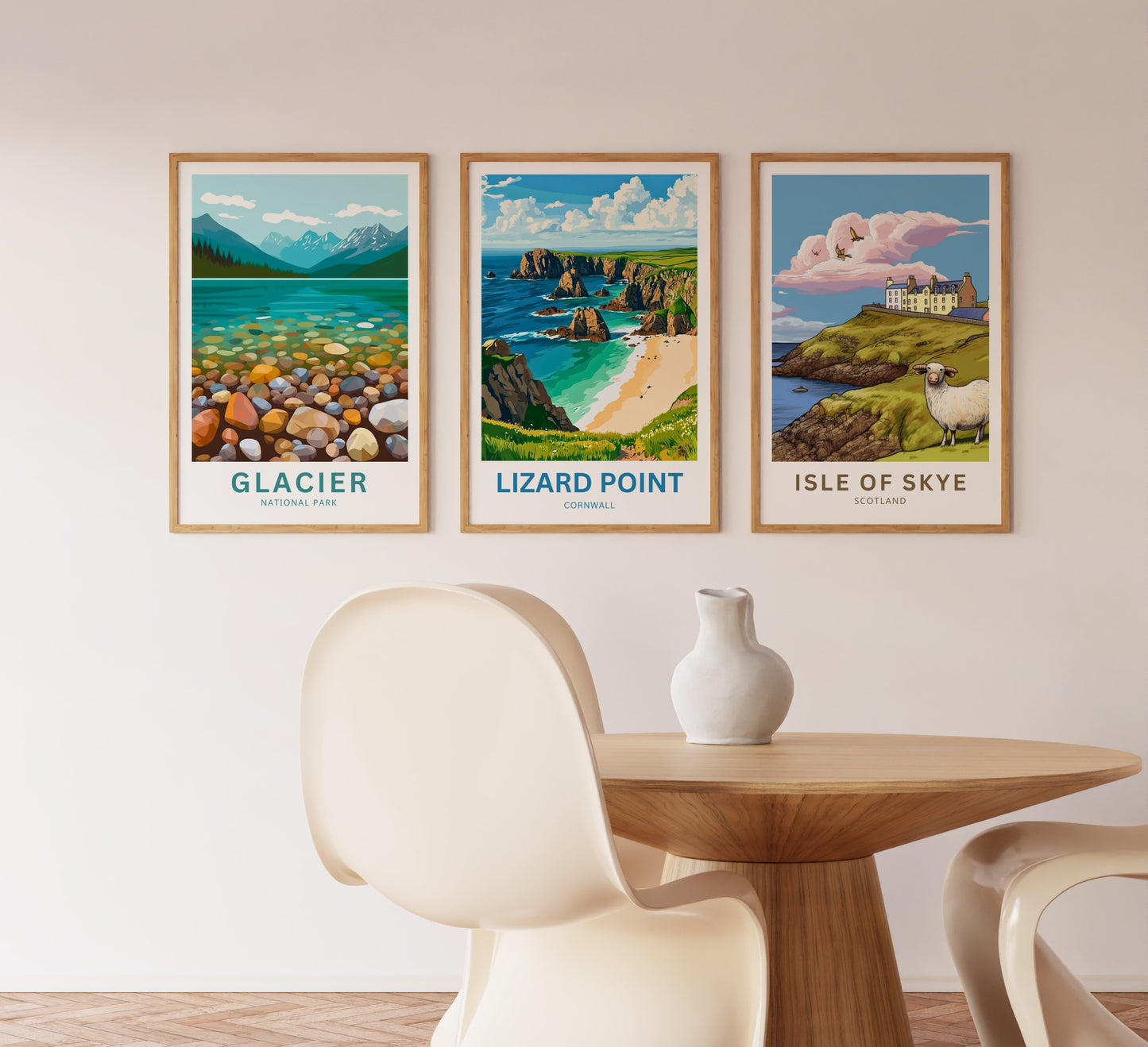 Lizard Point Travel Poster - Rugged Cliffs