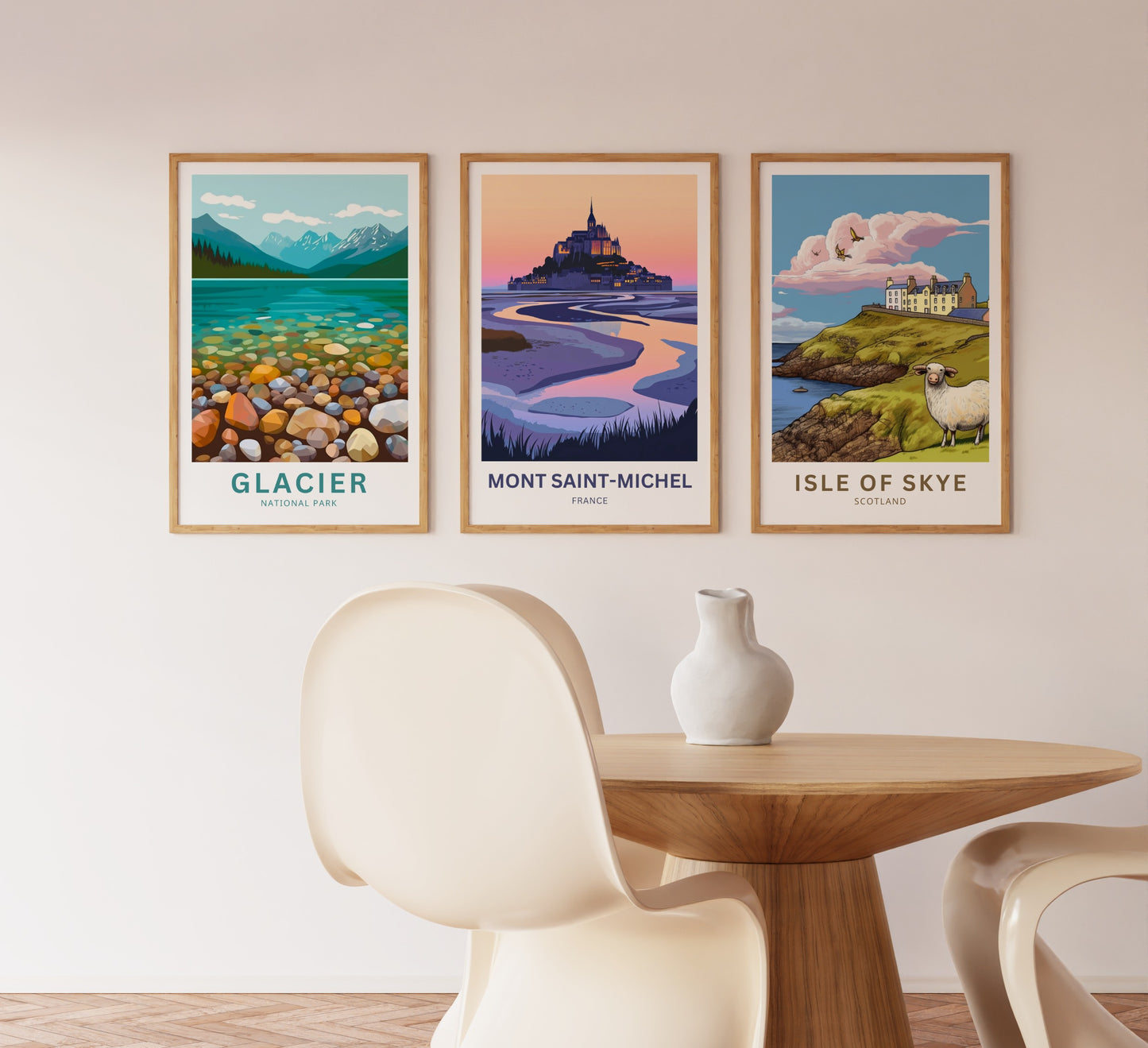 Mont Saint-Michel Travel Poster