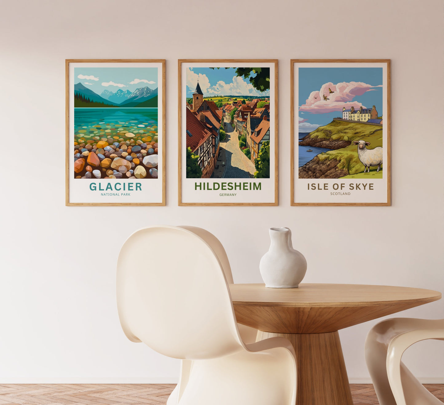 Hildesheim Travel Poster- Germany Where History Lives