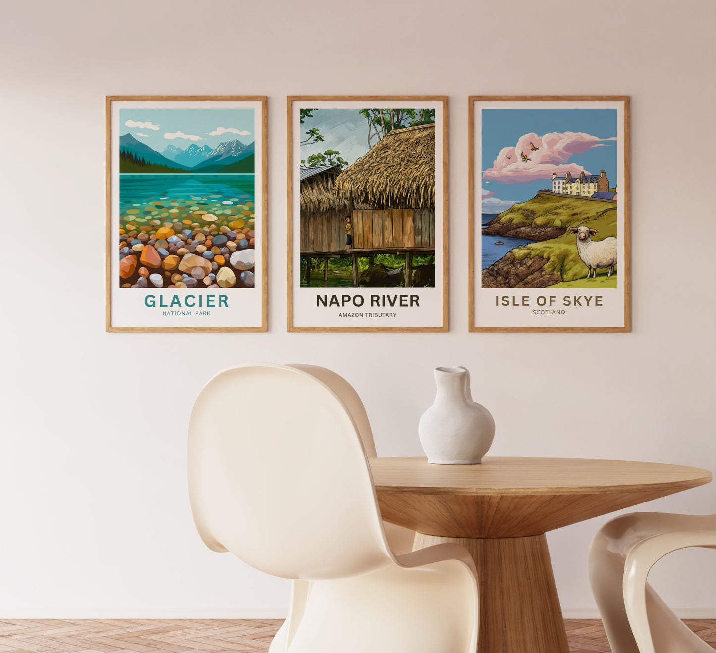 Napo River Travel Poster - Amazon Tributary Life