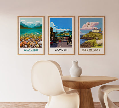 Camden Travel Poster - Market Days