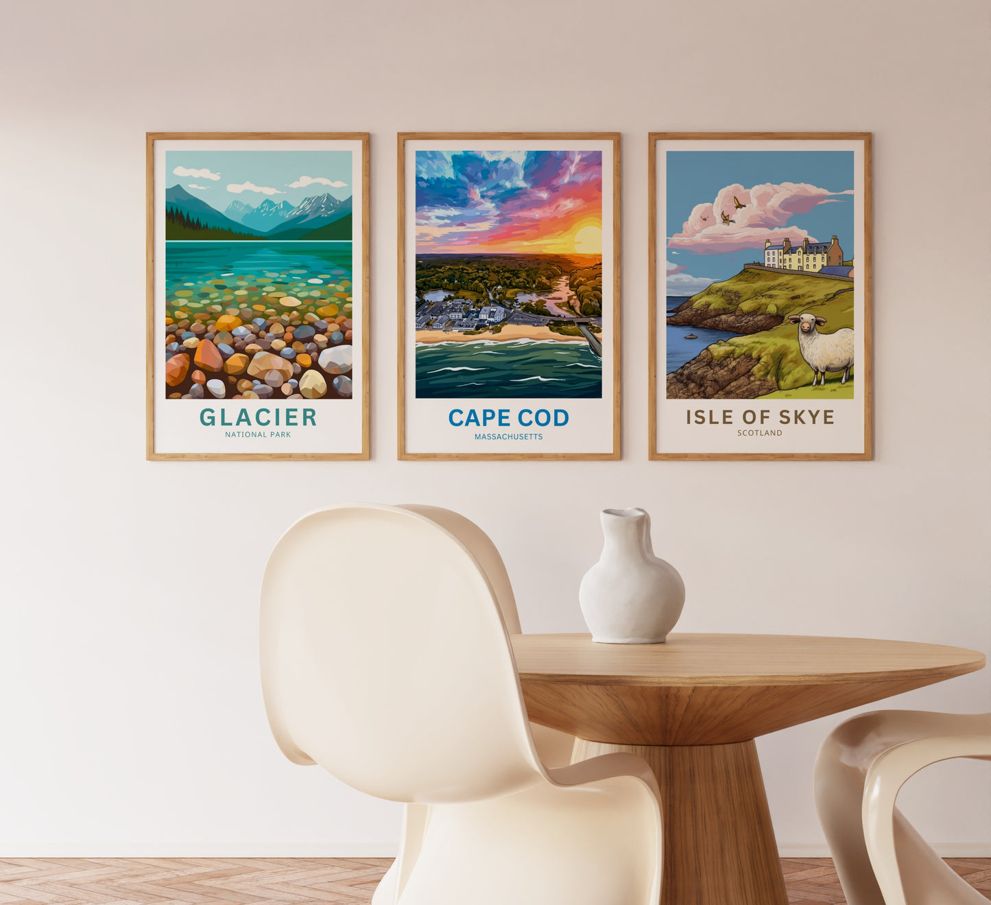 Cape Cod Travel Poster - Sunset