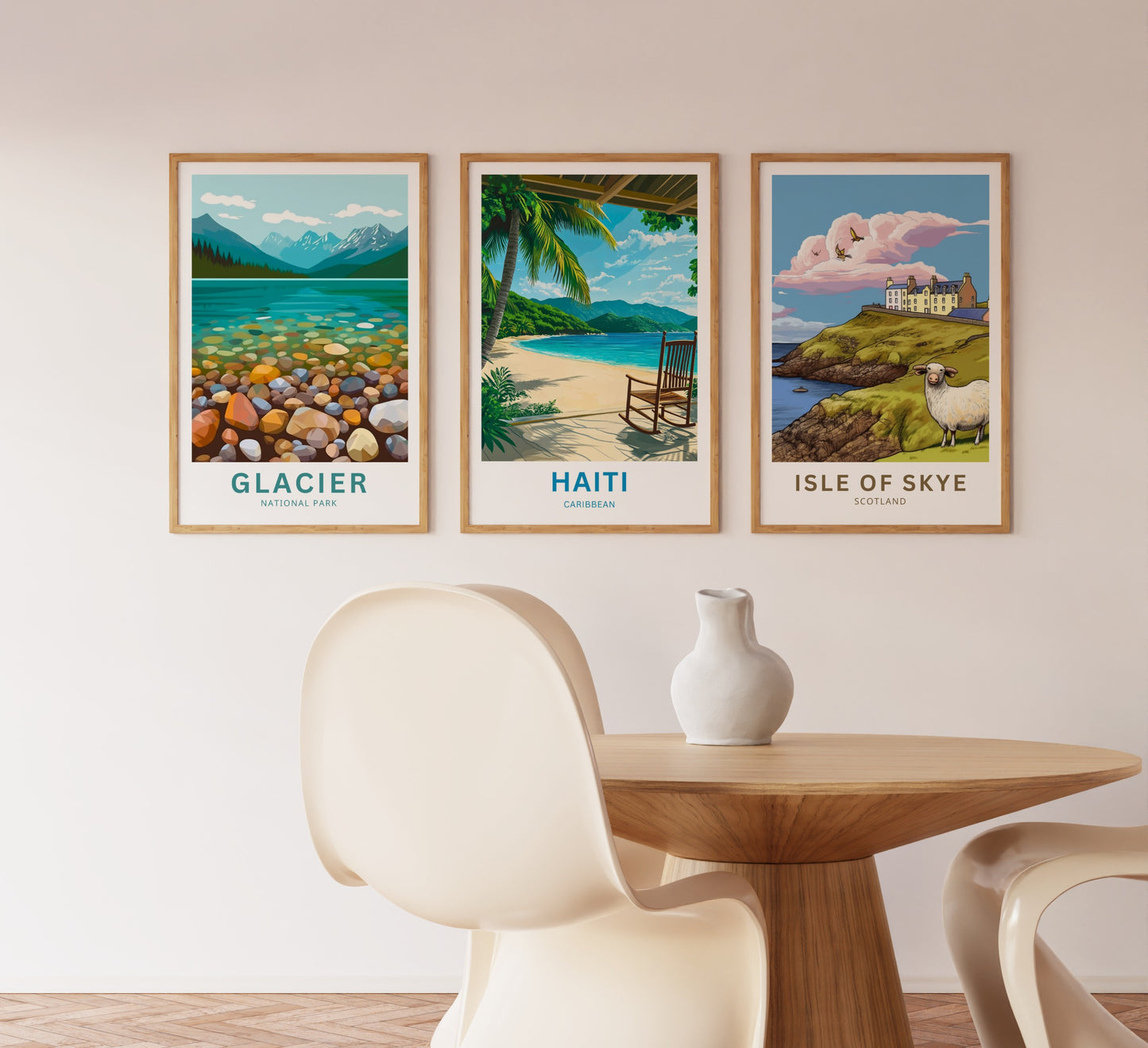 Haiti Travel Poster - Ocean Breeze Dreams