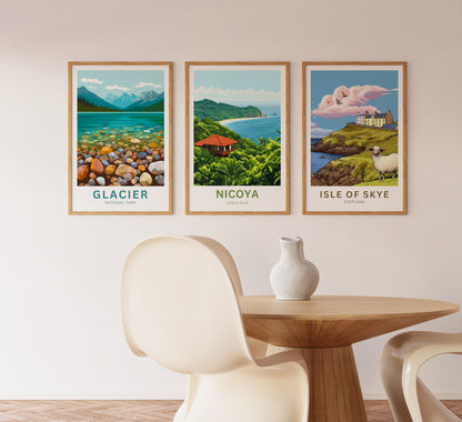 Nicoya Travel Poster  -Costa Rica Heaven