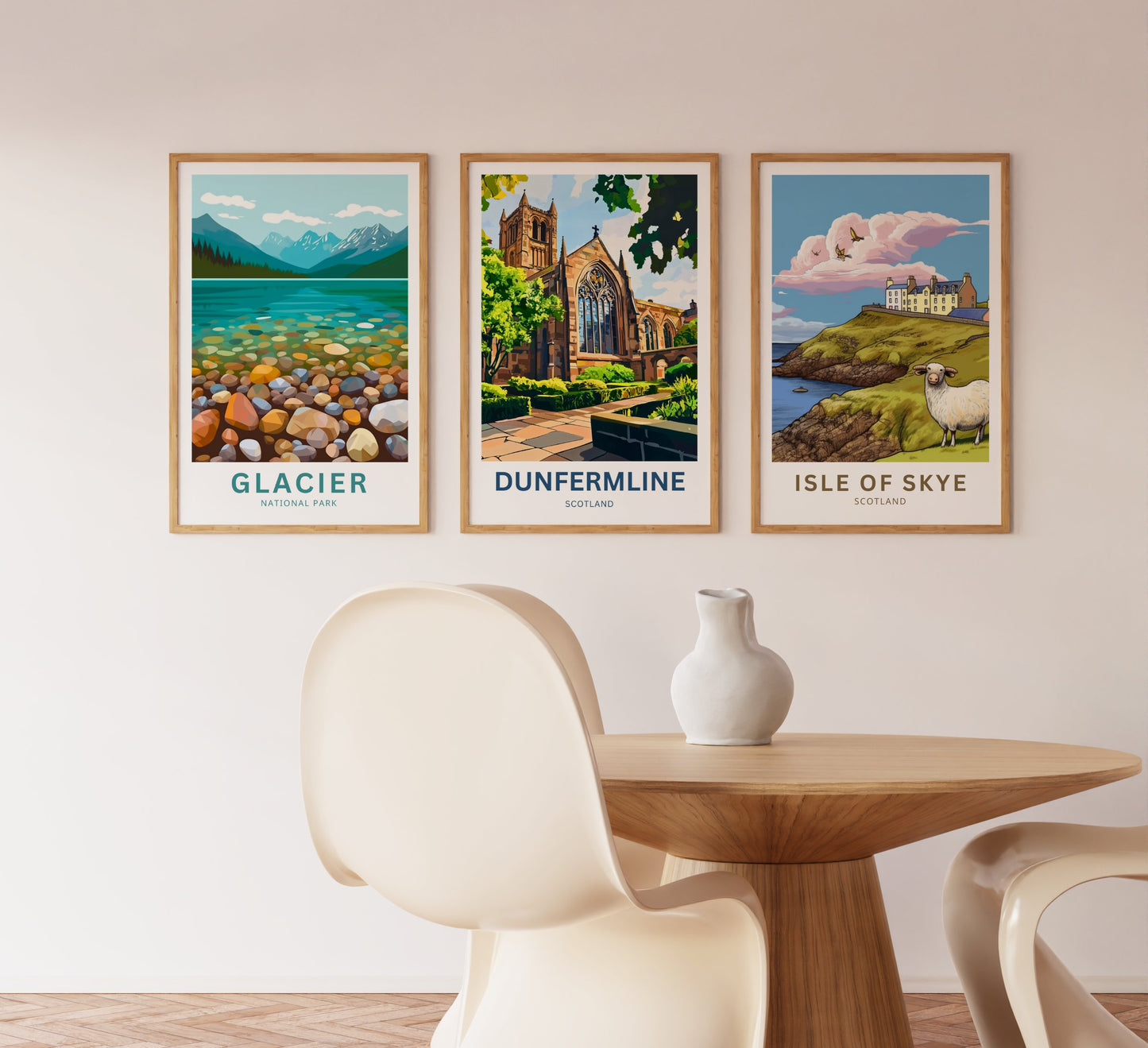 Dunfermline Travel Poster- Scotland