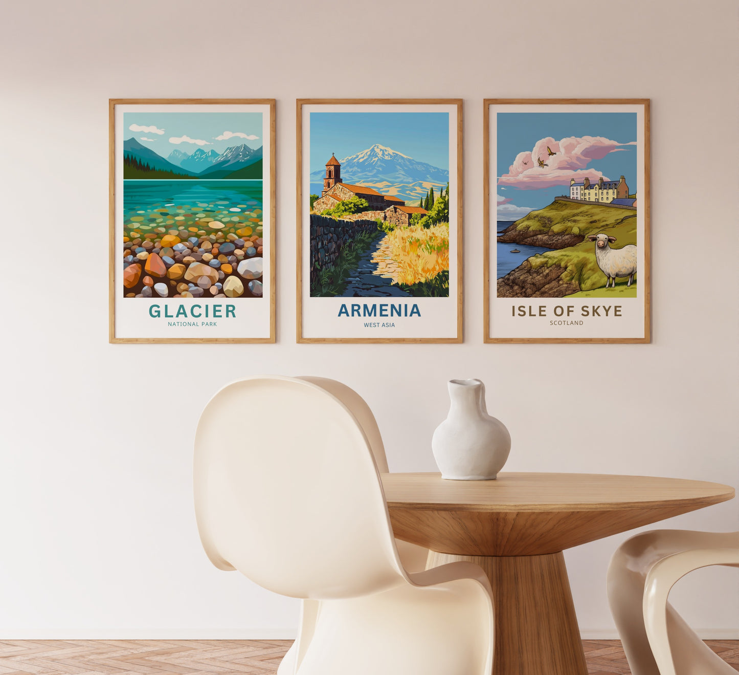 Armenia Travel Poster - Ancient Paths, Endless Views
