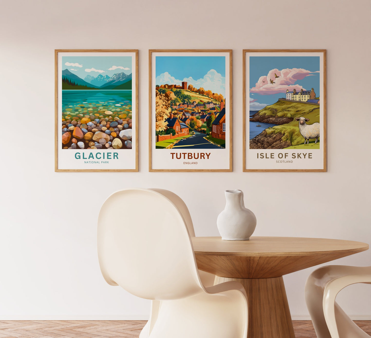 Tutbury Travel Poster - Quaint Streets & Timeless Beauty