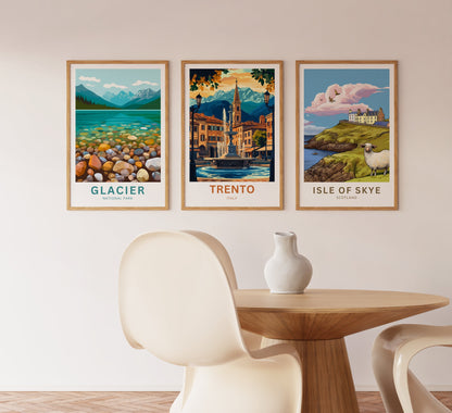 Trento Travel Poster