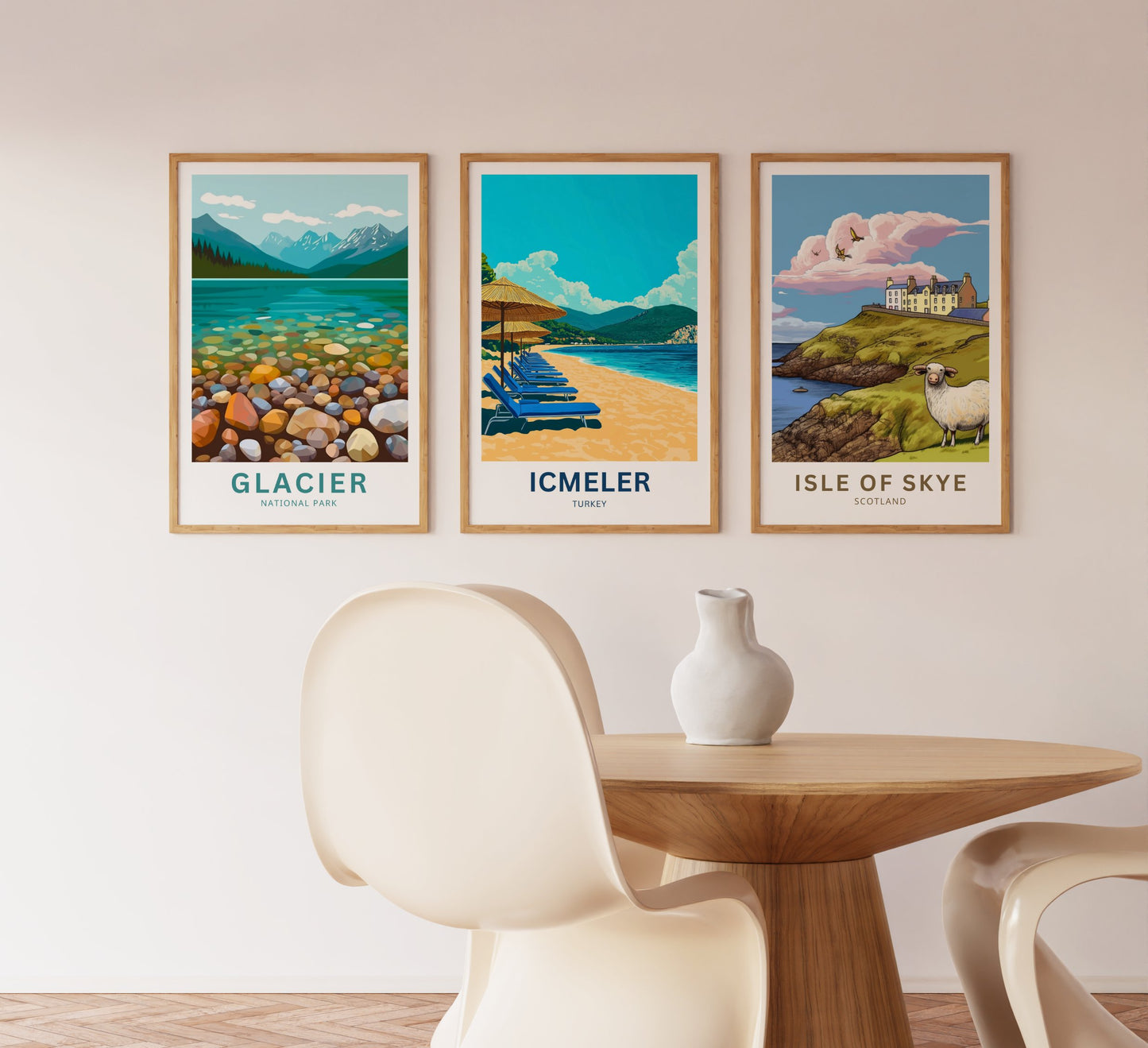 Içmeler Travel Poster- Captivating Beach in Turkey