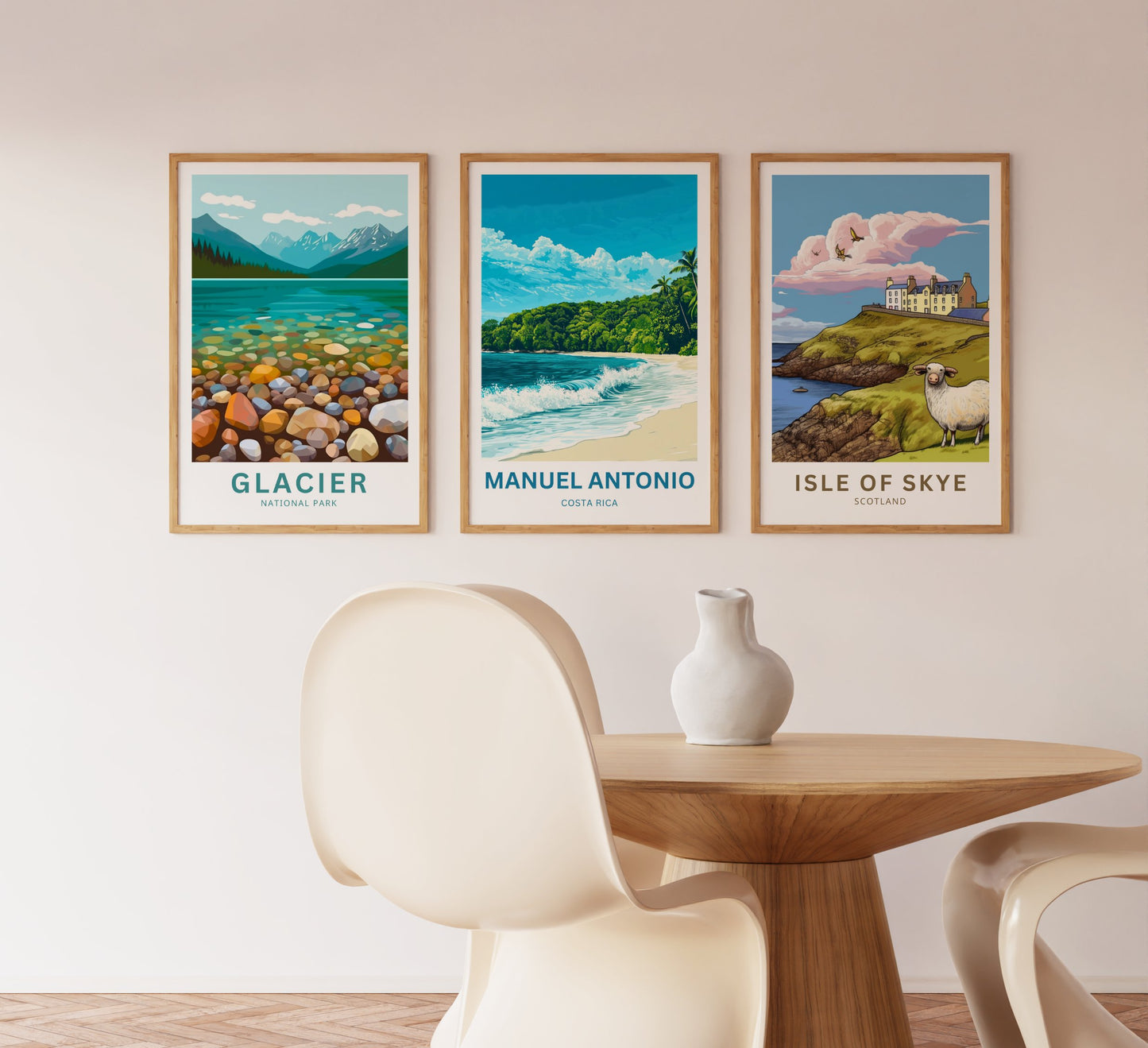 Manuel Antonio Travel Poster - Captivating Sandy Beach in Costa Rica