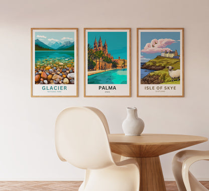 Palma Travel Poster - Mallorca, Spain