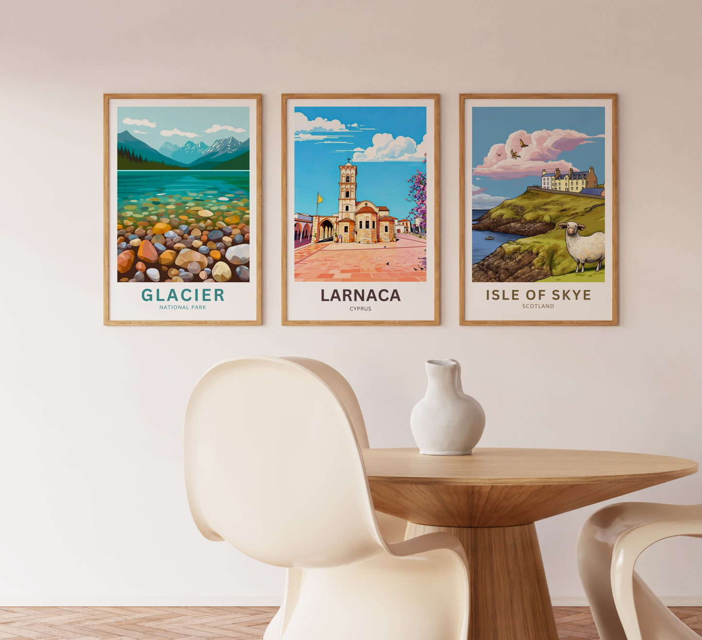 Larnaca Travel Poster - Cyprus Church