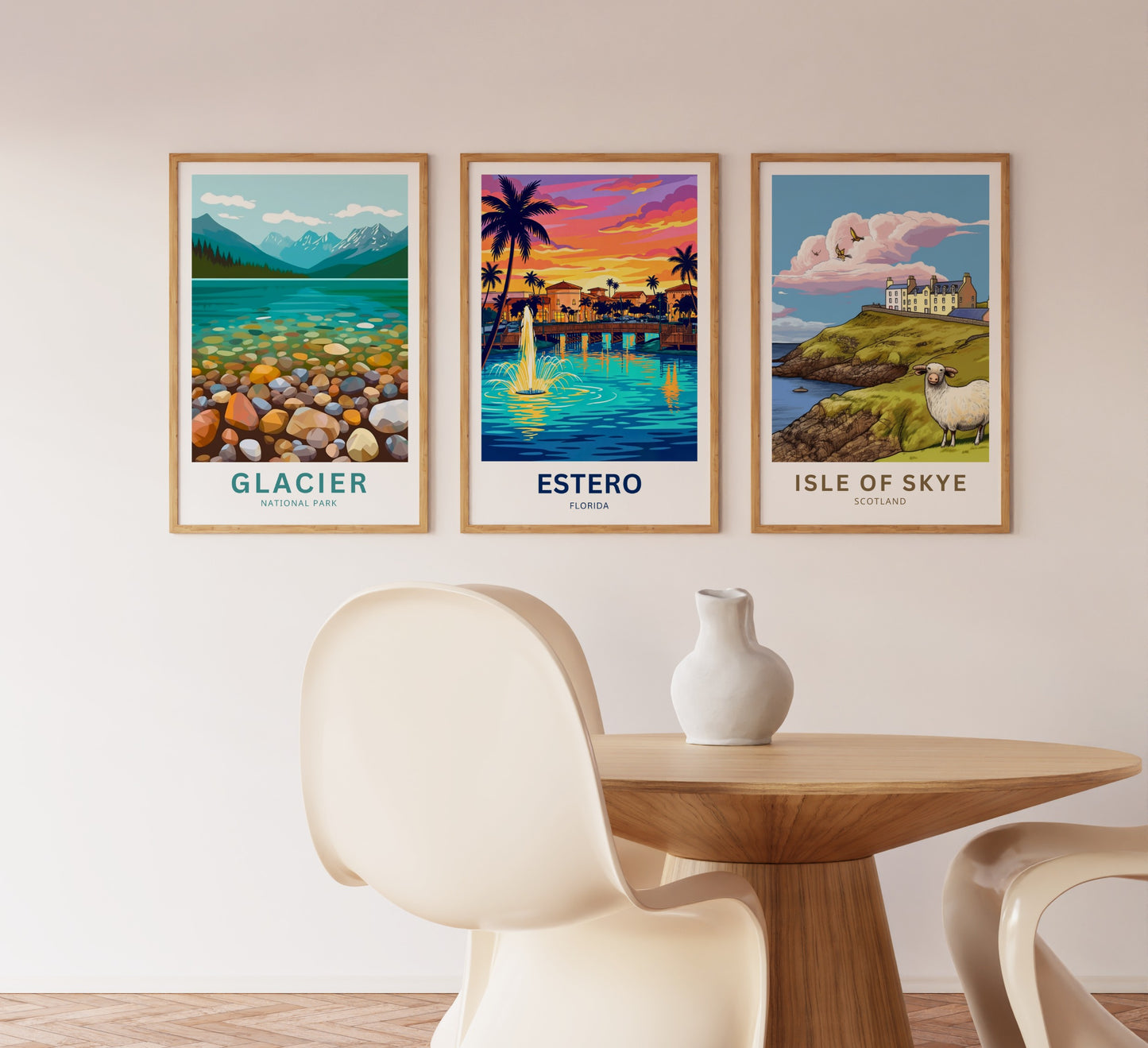 Estero Travel Poster - Golden Hour Escape