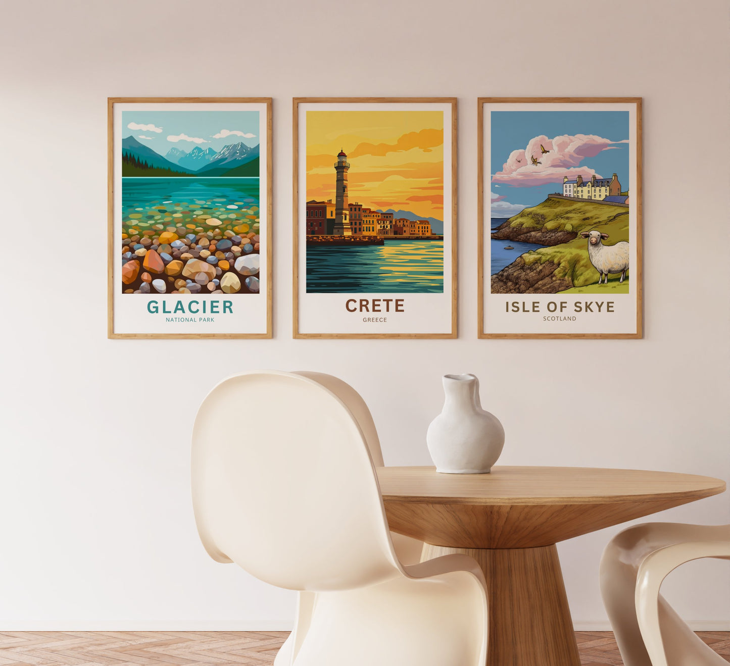 Crete Travel Poster - Timeless Island of Greece