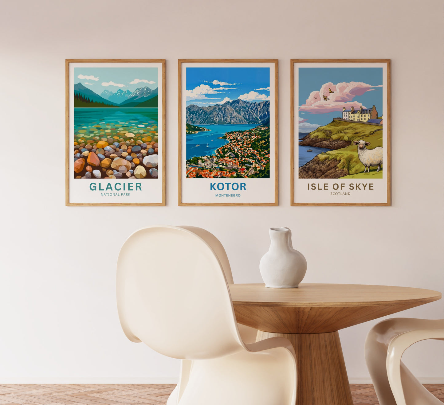 Kotor Travel Poster -   Montenegro Town by the Sea