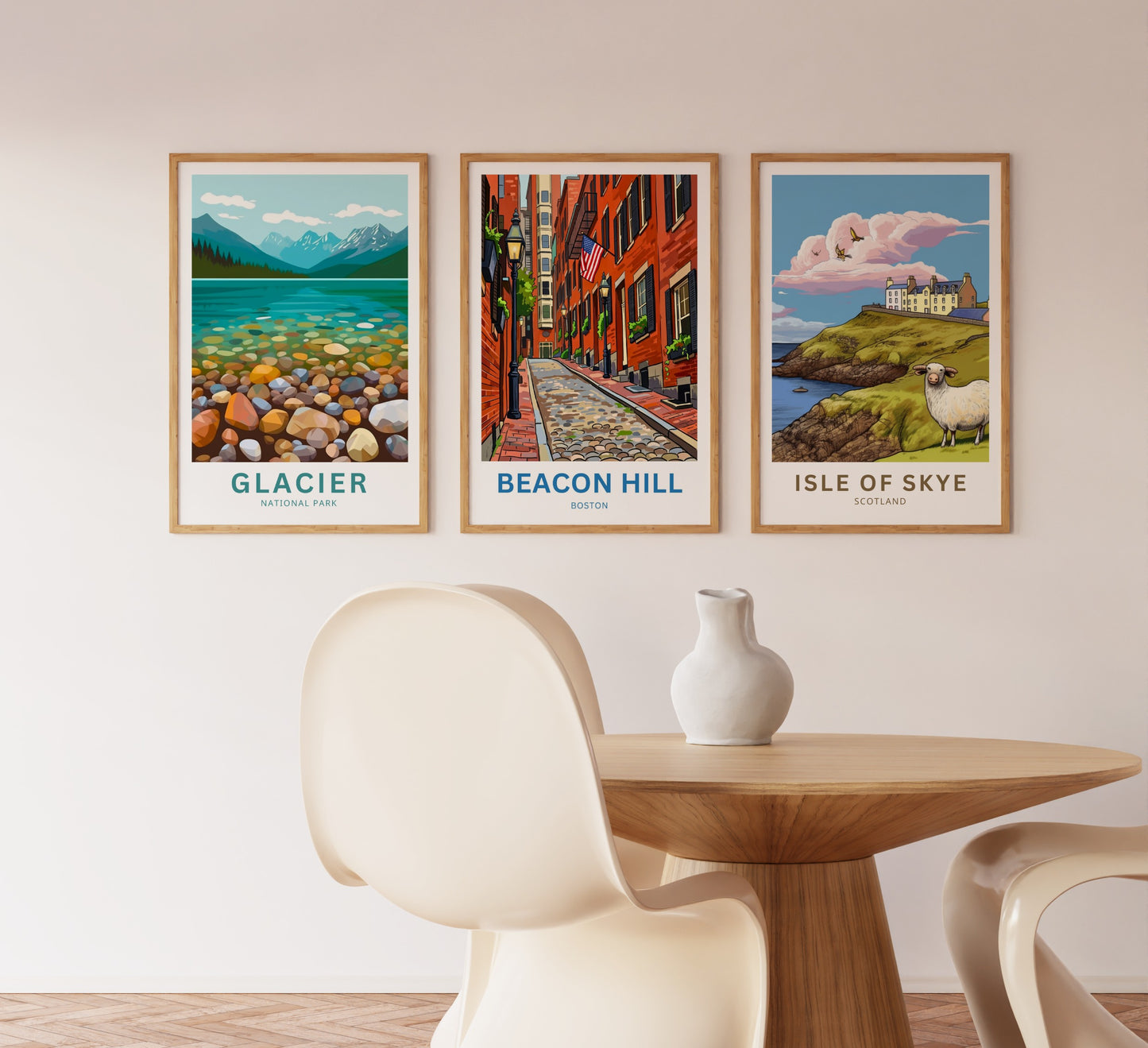 Beacon Hill Travel Poster -  Mesmerizing Street