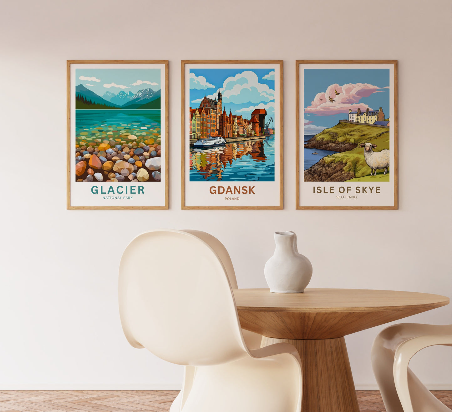 Gdańsk  Travel Poster - Harbor Legends