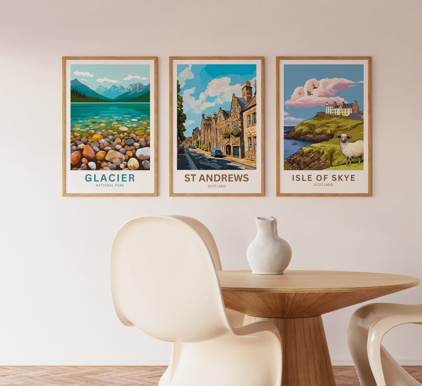 St. Andrews Travel Poster - Captivating Historic Street