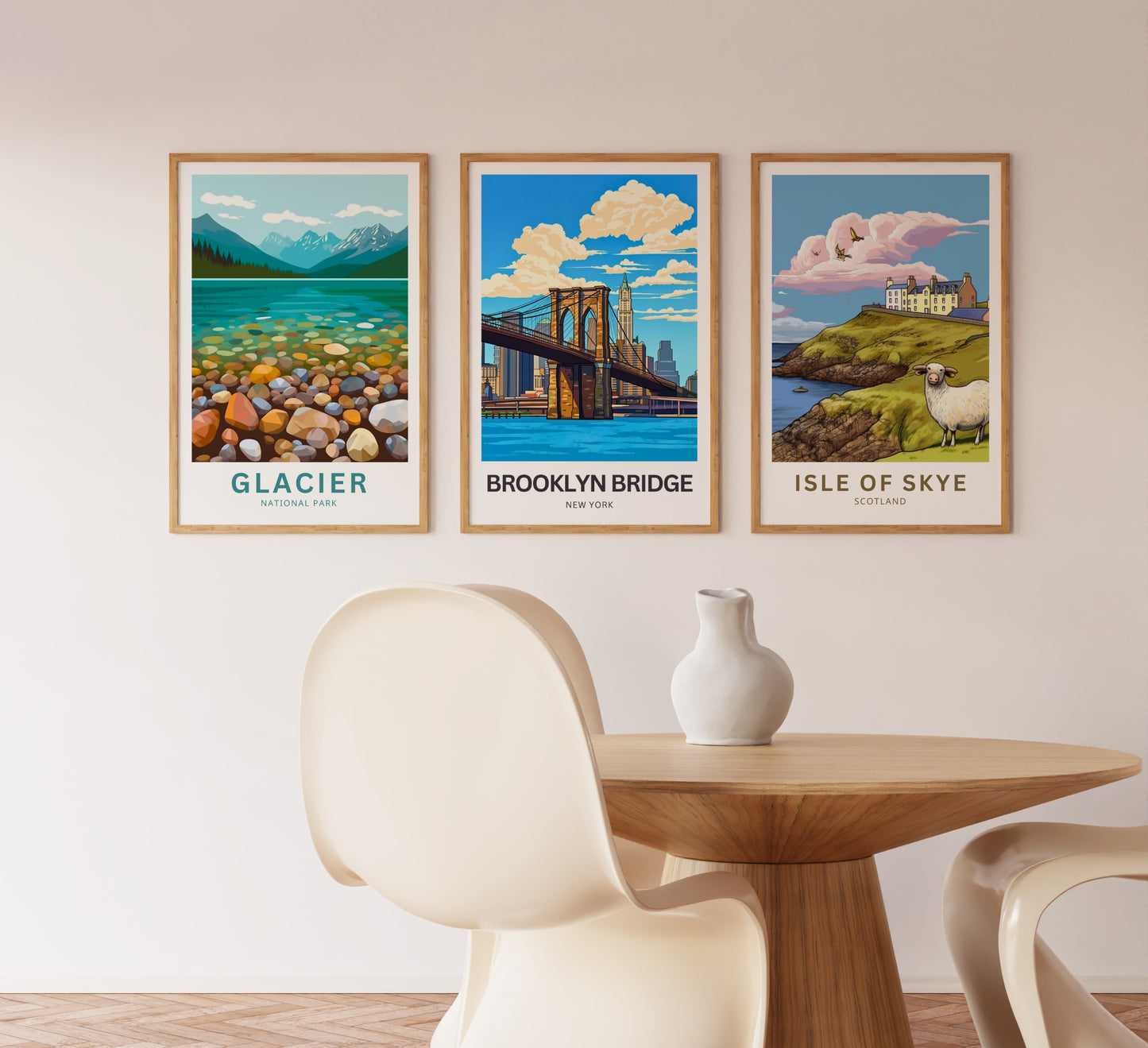Brooklyn Bridge Travel Poster -  New York