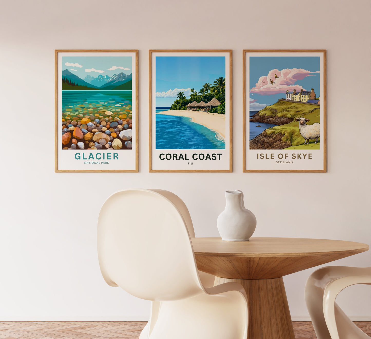Coral Coast, Fiji Travel Poster - Fiji’s Southern Shore