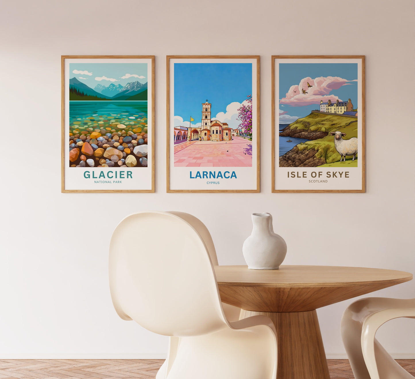 Larnaca Travel Poster - Famous Captivating Church