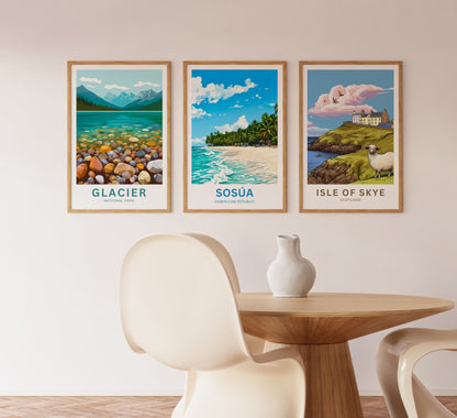 Sosúa Travel Poster - Palm coast