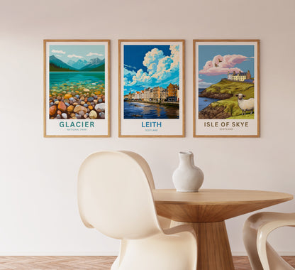 Leith Travel Poster - Edinburgh’s Waterfront Gem