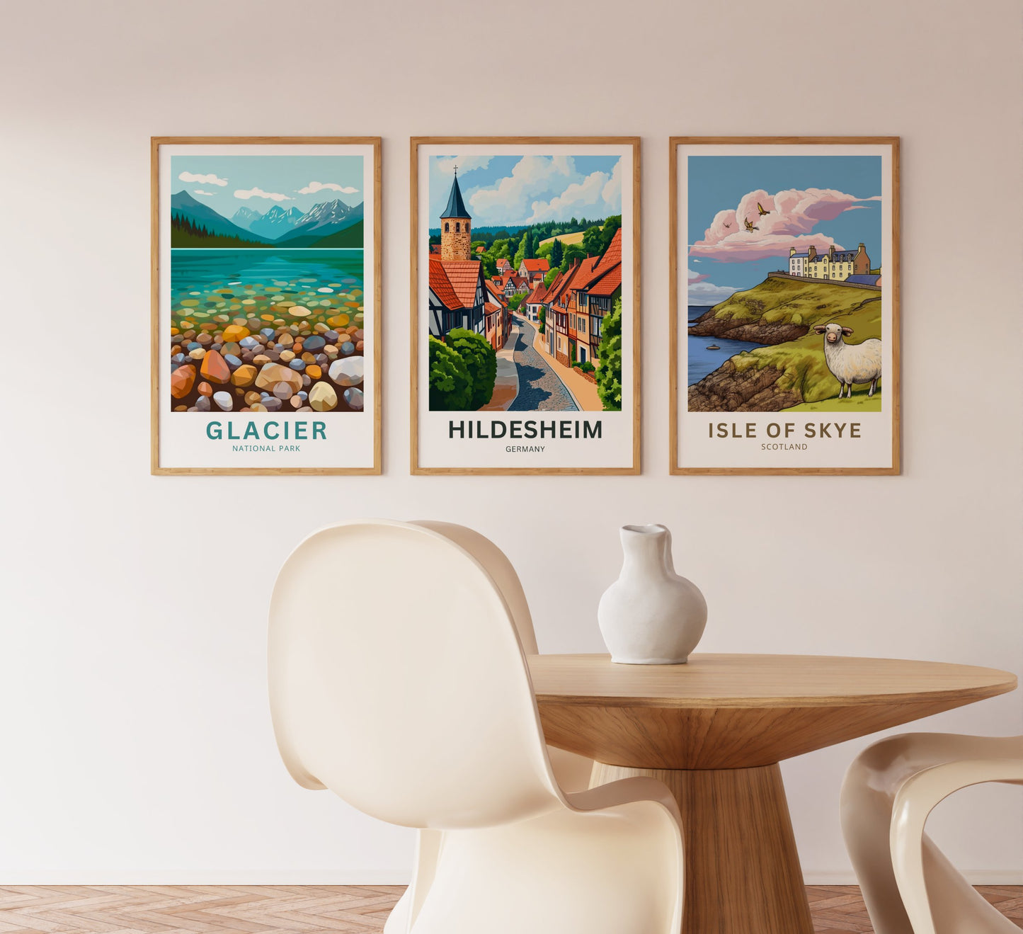 Hildesheim Travel Poster- Stunning Historic Village