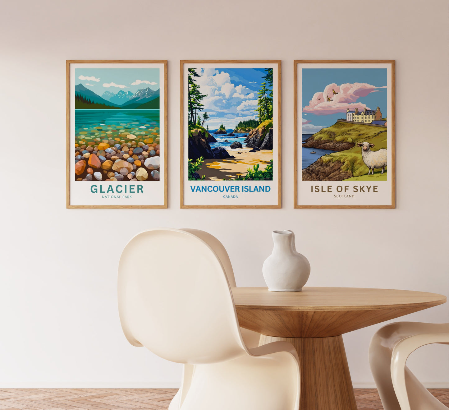 Vancouver Island Travel Poster - The Call of the Wild Coast