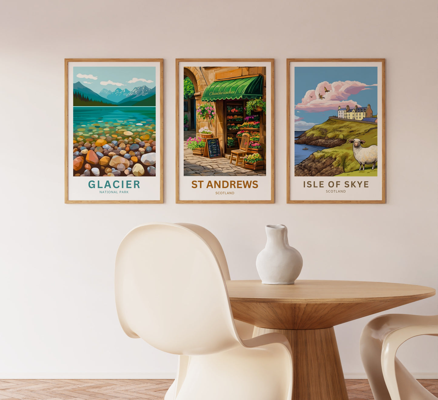 St. Andrews Travel Poster - Street Shop Scotland