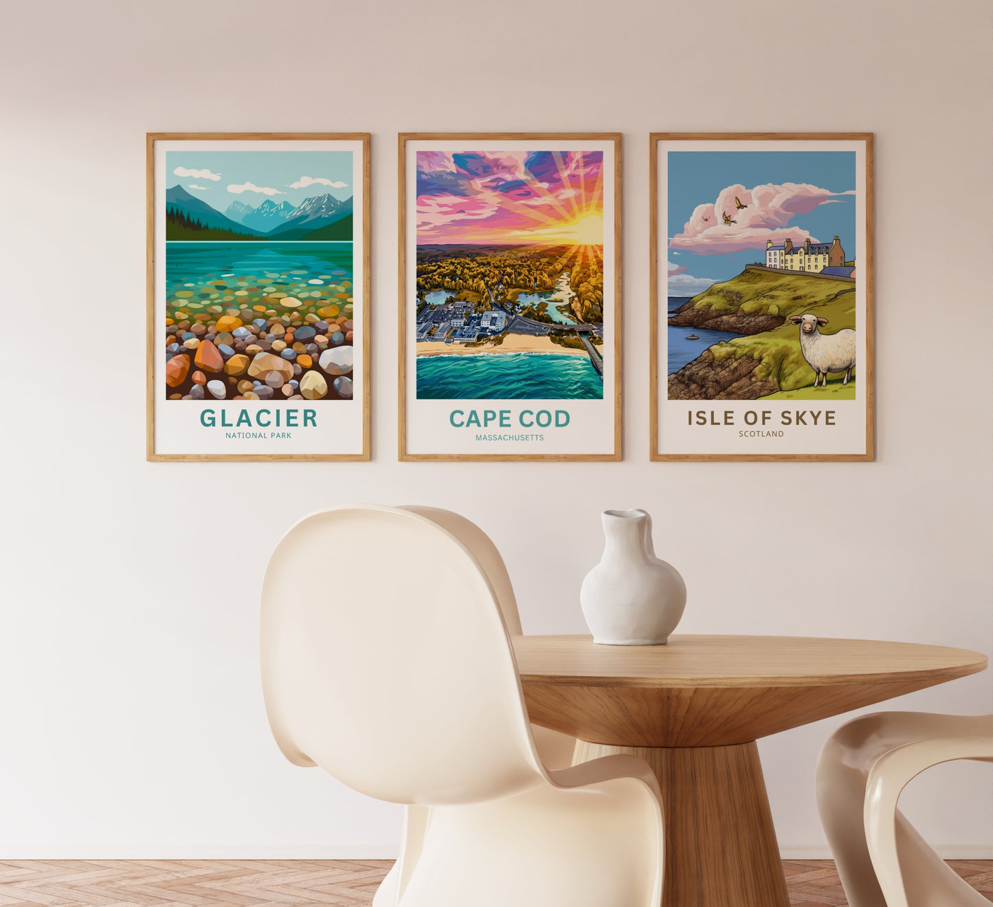 Cape Cod Travel Poster - Breathtaking Sunset