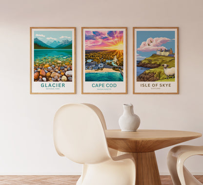 Cape Cod Travel Poster - Breathtaking Sunset