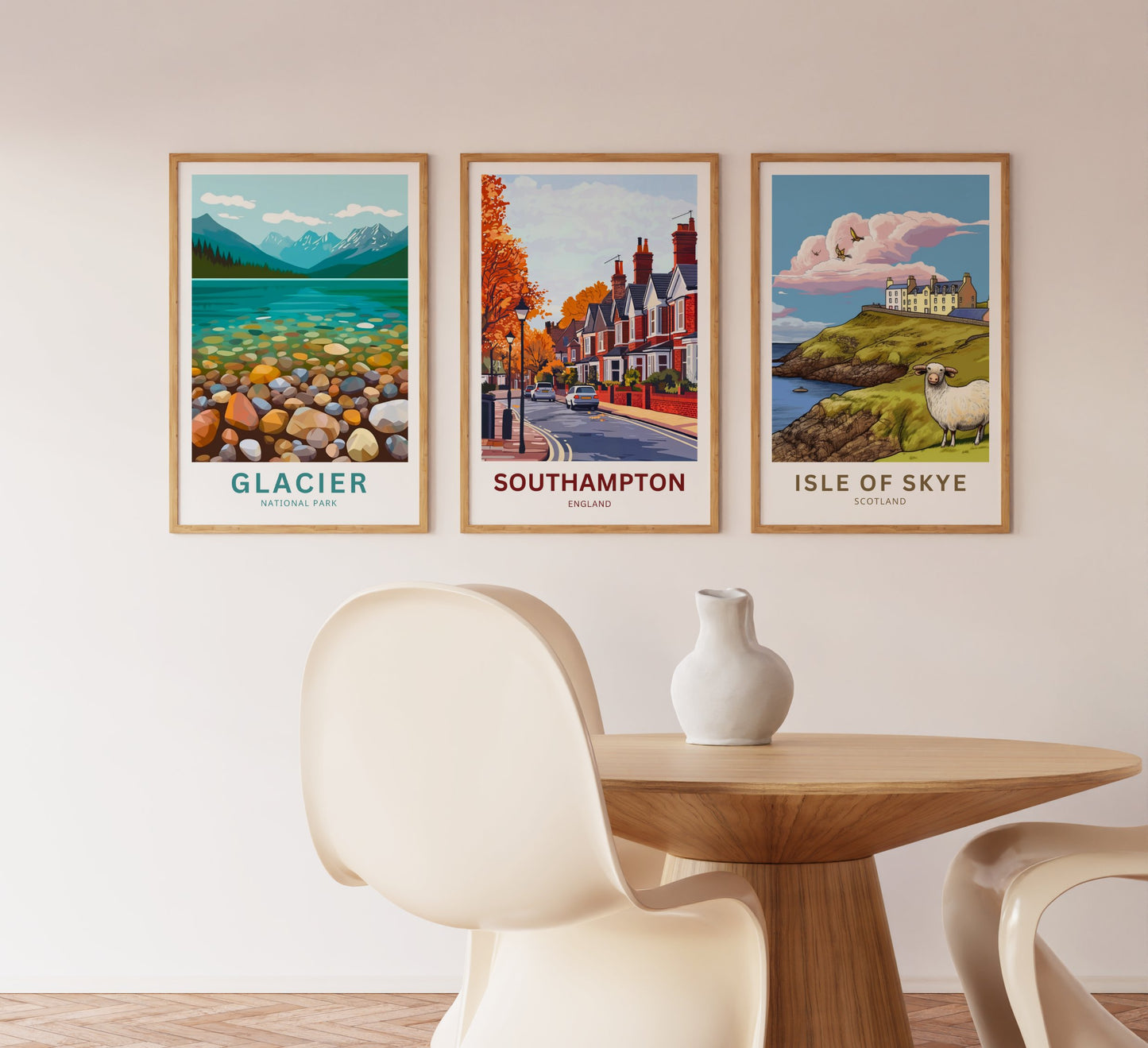 Southampton Travel Poster- Timeless Streets of England