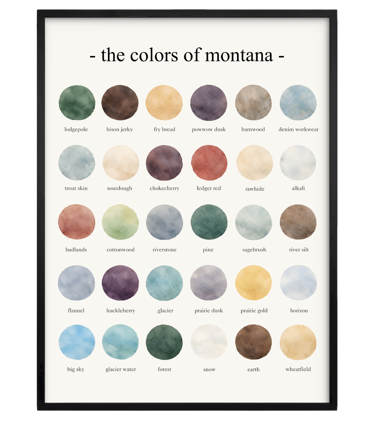 The Colors of Montana