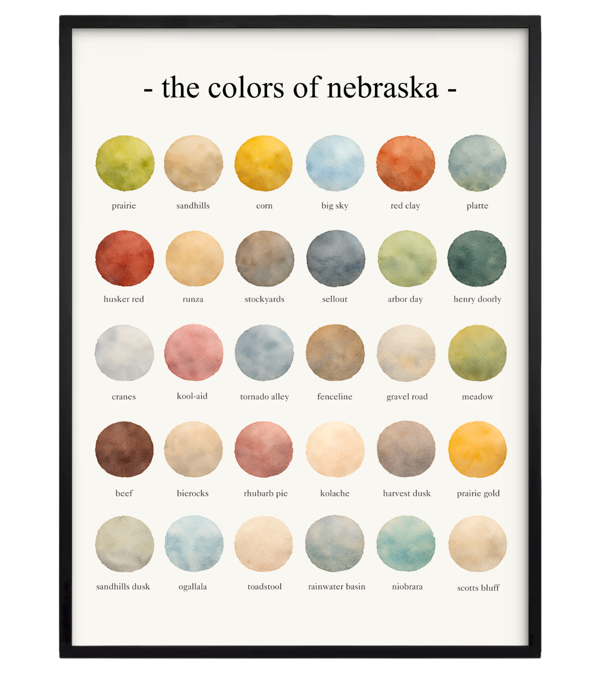 The Colors of Nebraska