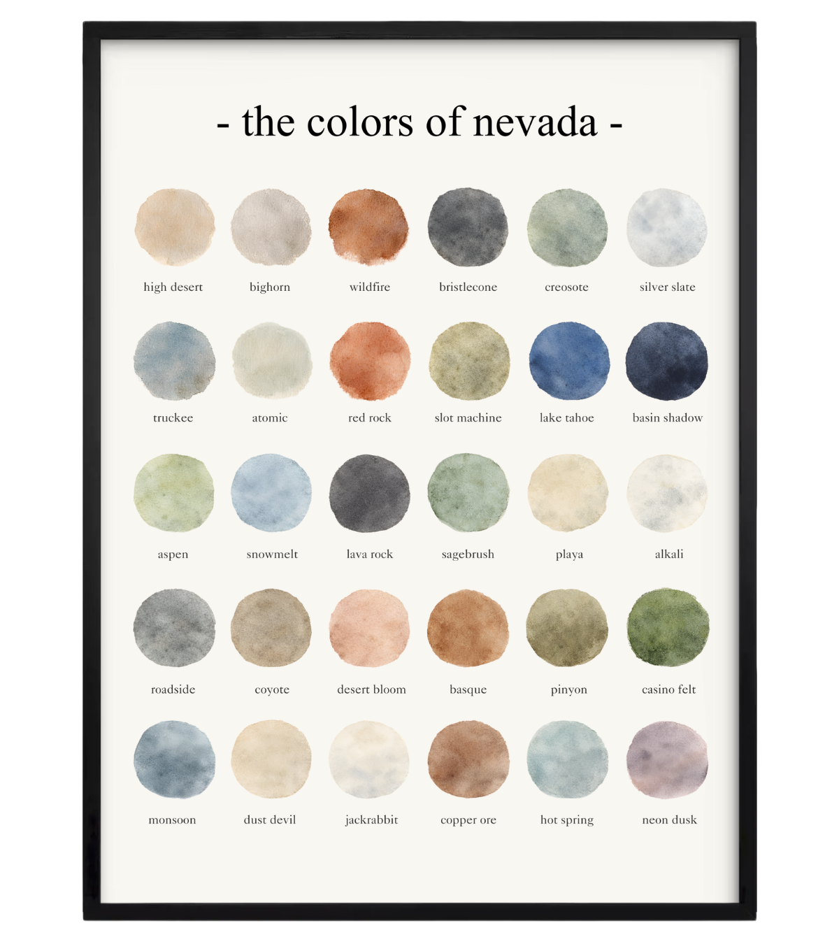 The Colors of Nevada