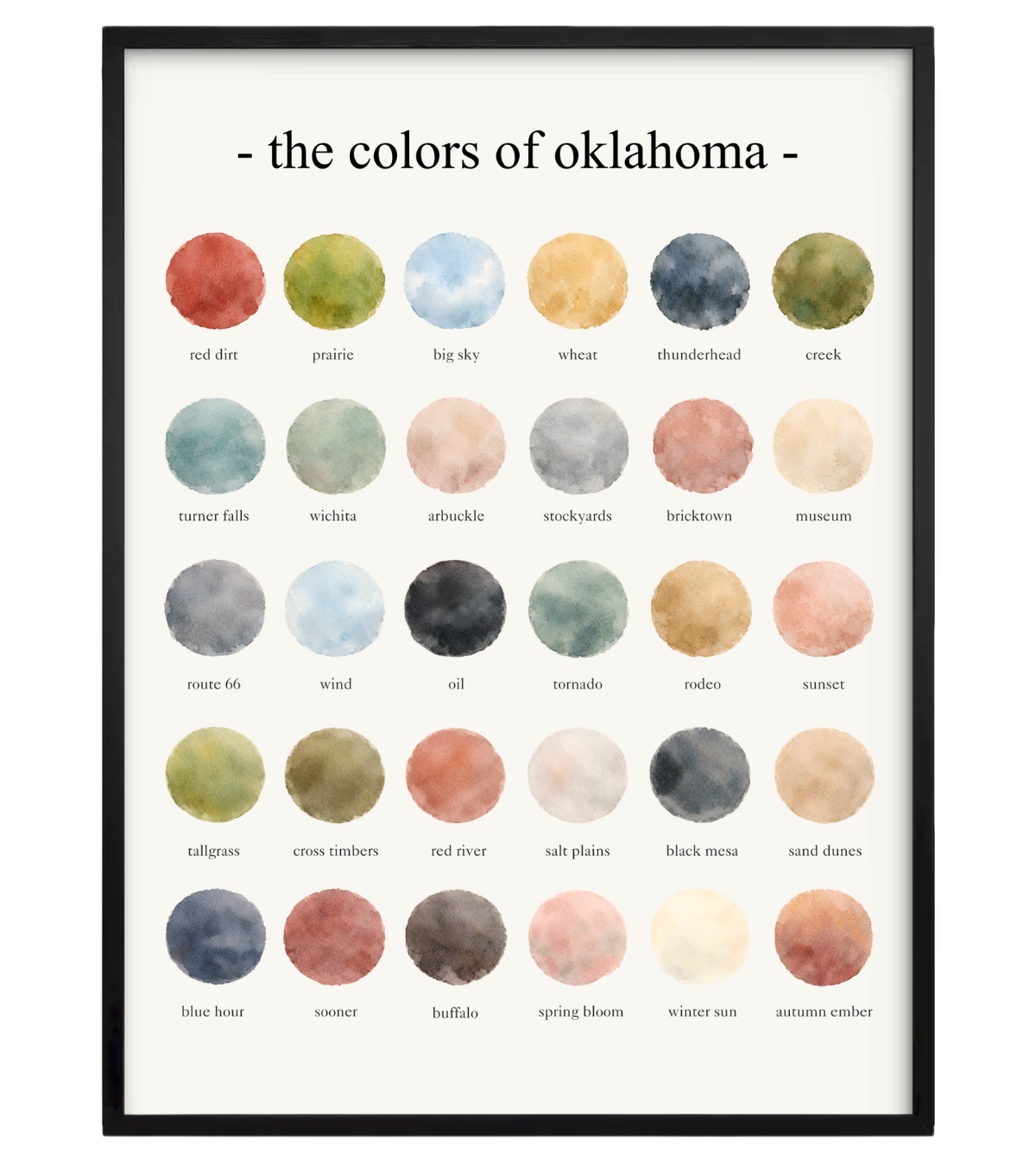 The Colors of Oklahoma