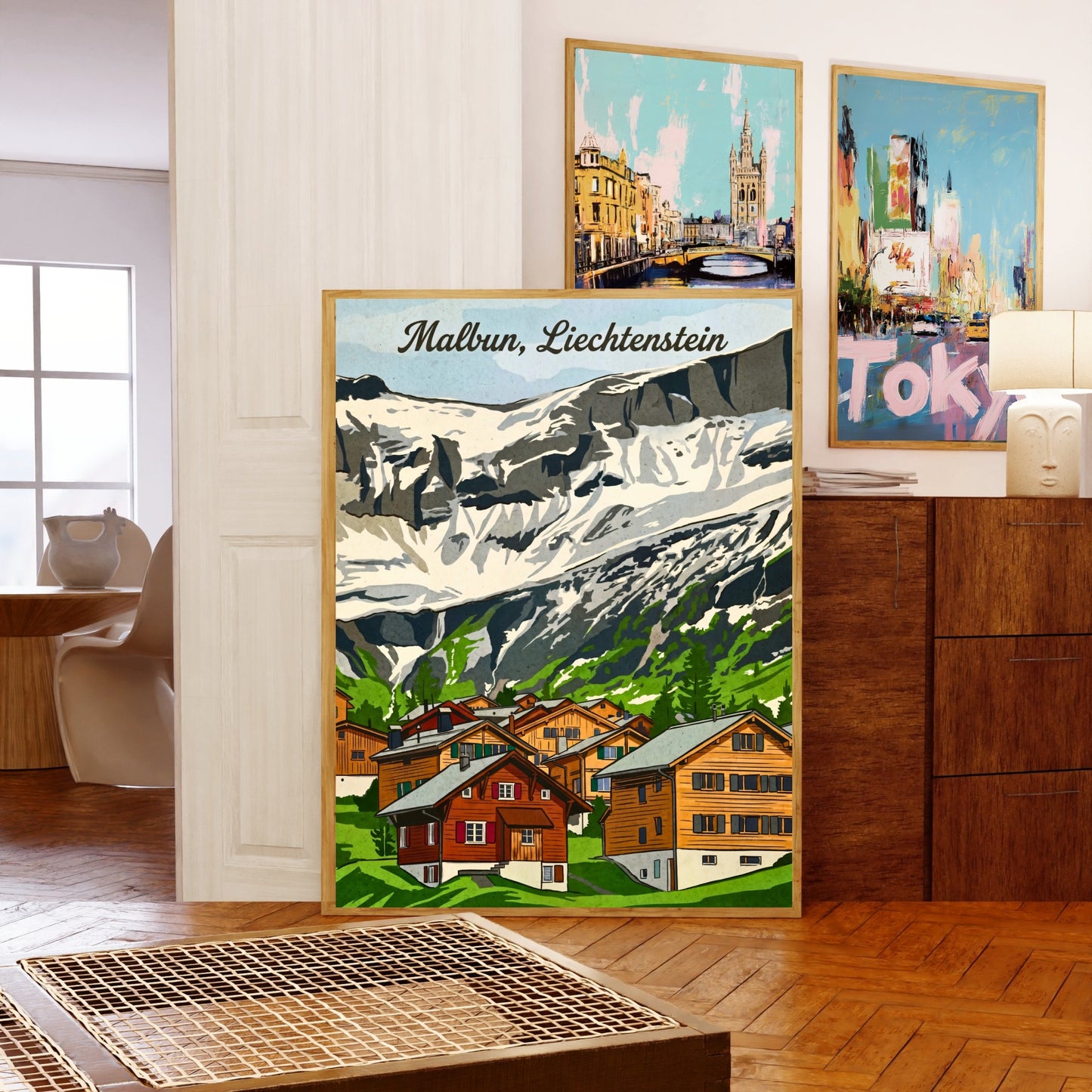 Malbun Vintage Travel Poster - Liechtenstein