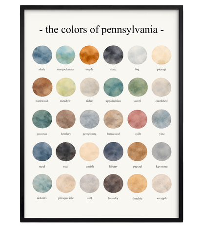 The Colors of Pennsylvania