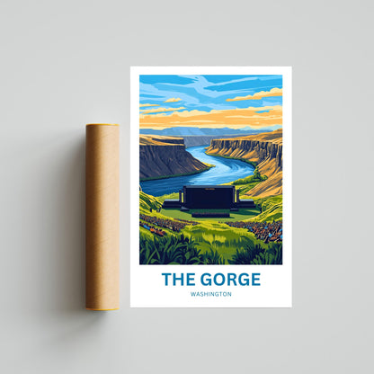 The Gorge Travel Poster- Washington State