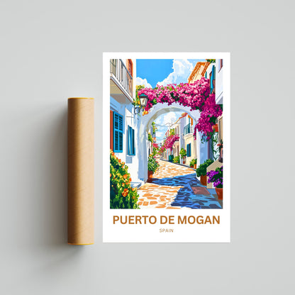 Puerto de Mogán Travel Poster - A Stroll Through Paradise