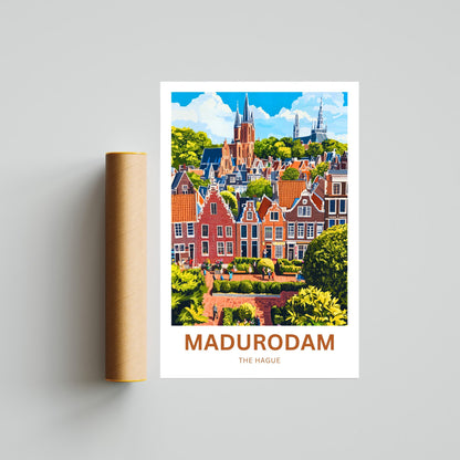 Madurodam Travel Poster- Netherlands—Miniature Style