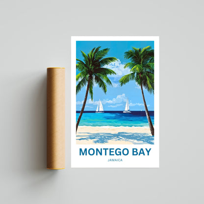Montego Bay Travel Poster - Jamaica Paradise