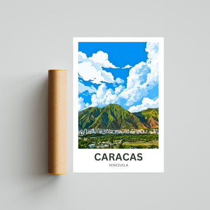 Caracas Travel Poster