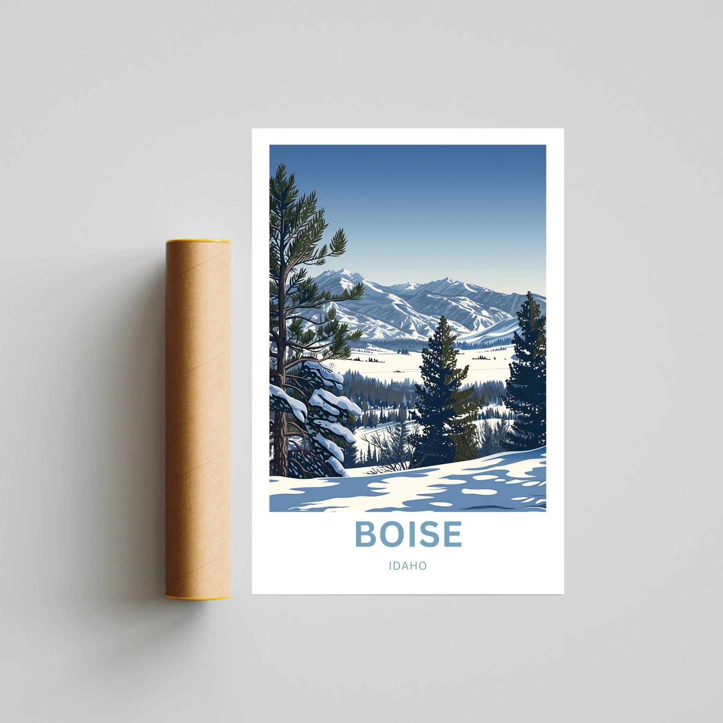 Boise Travel Poster - Enchanting Escape Experience
