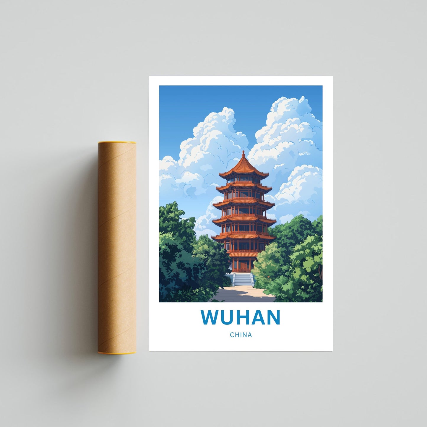 Wuhan Travel Poster